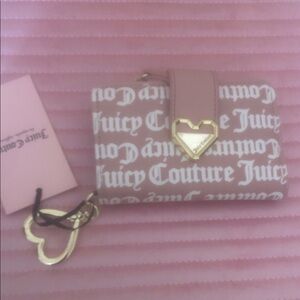 Juicy Couture Pink and Cream Wallet